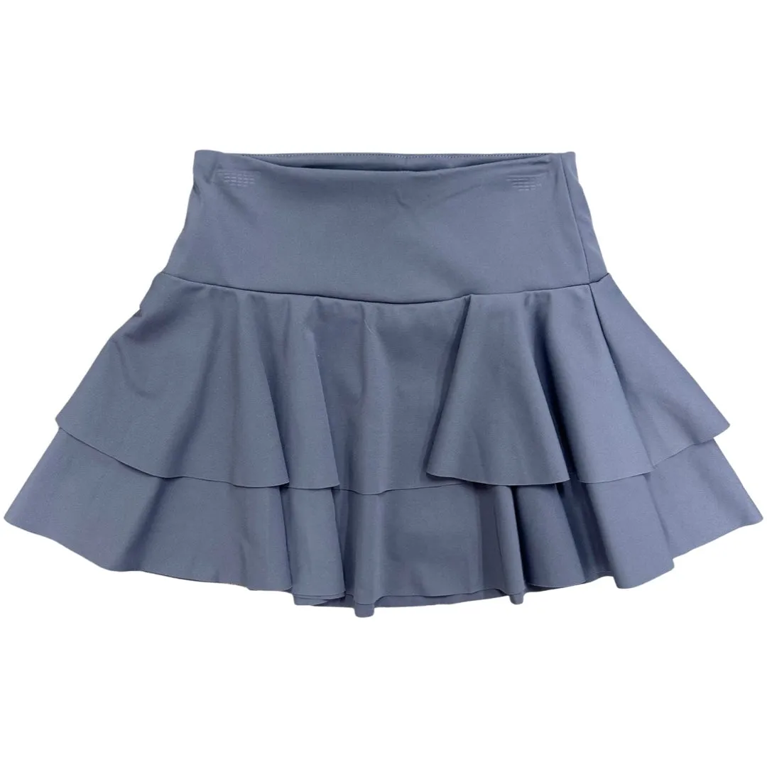 FBZ Dark Grey Layered Skirt