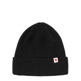 Fjallraven Tab Beanie Hat Black