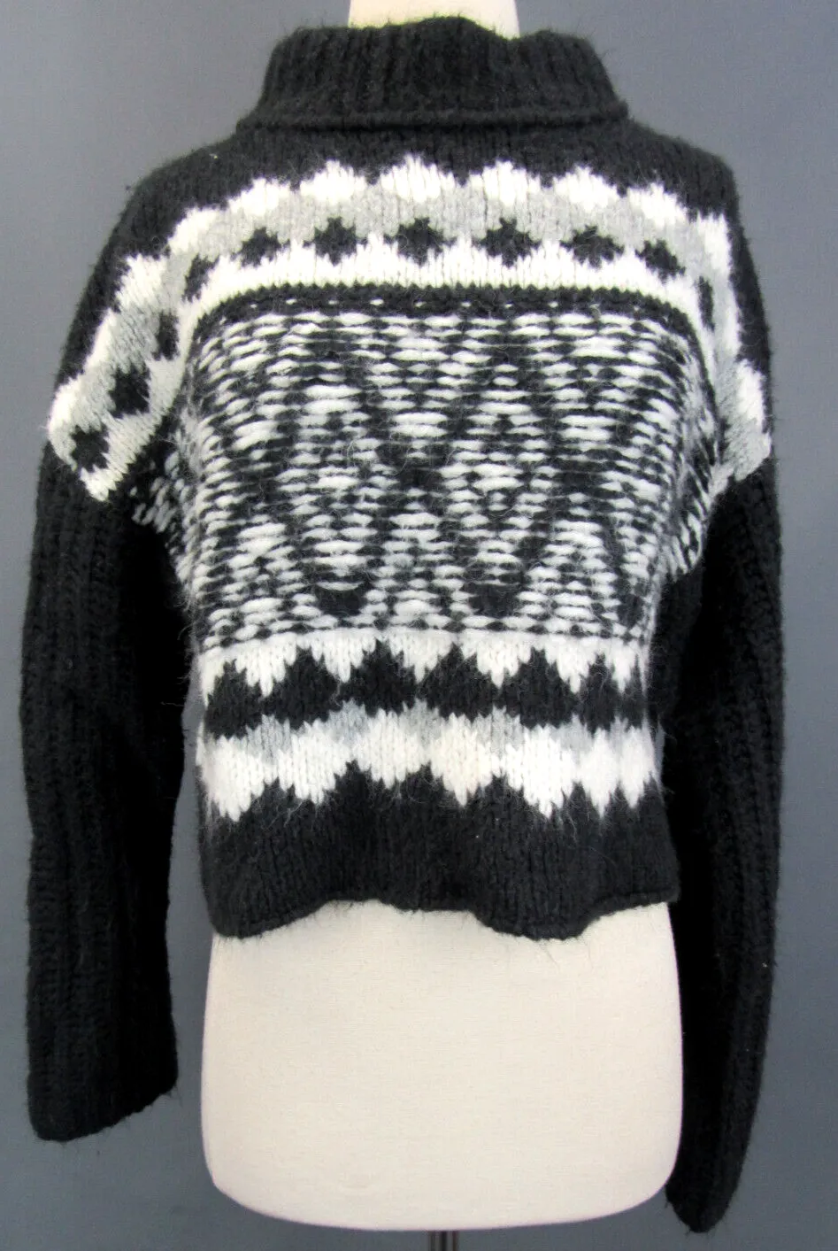 Free People Alpine Crop Mock Neck Sweater