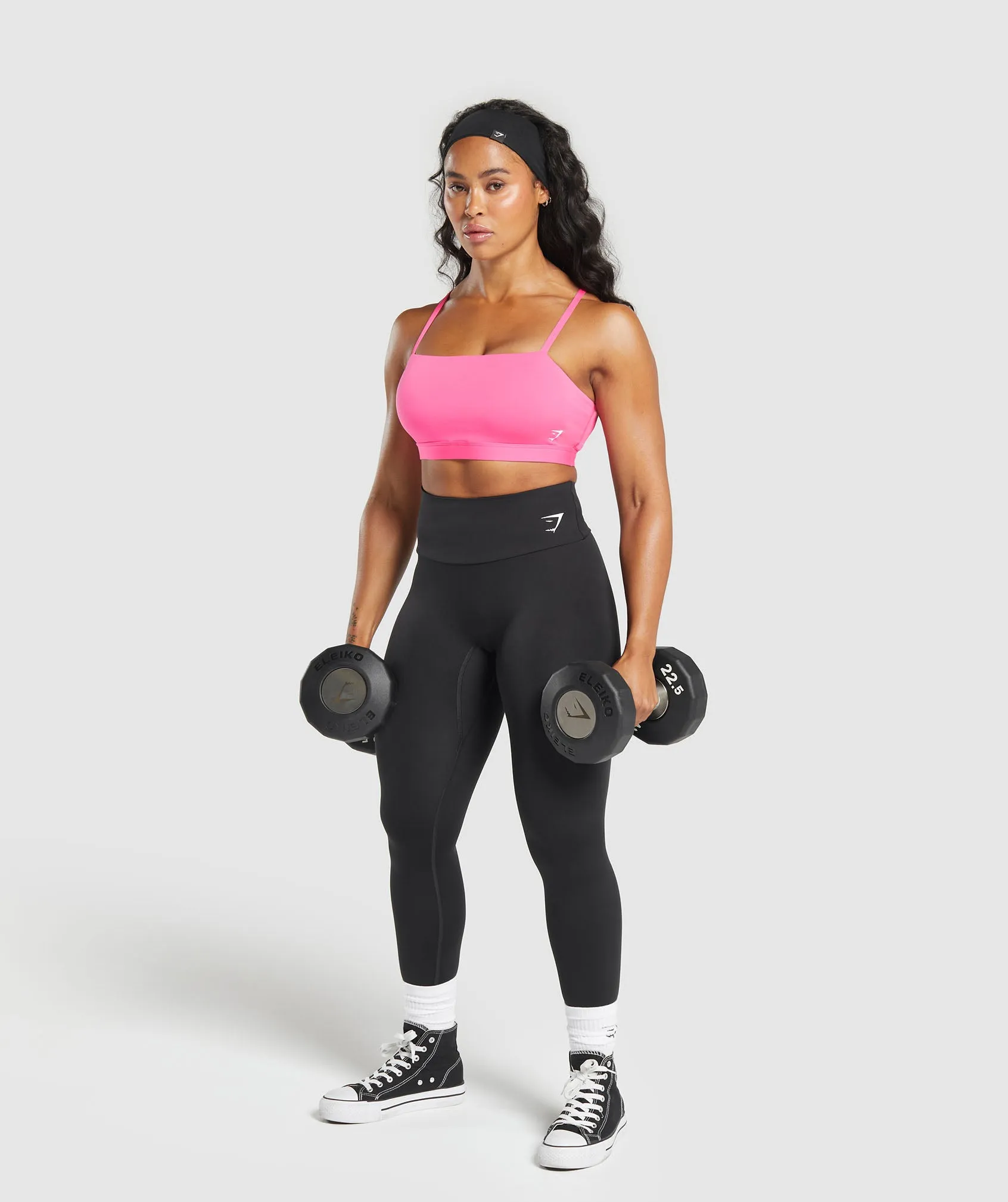 Gymshark Cut Out Bandeau - Physical Pink