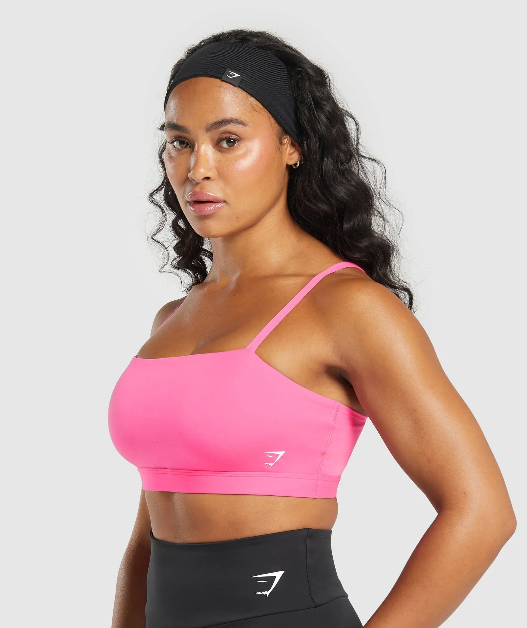 Gymshark Cut Out Bandeau - Physical Pink