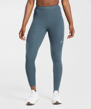 Gymshark Running Leggings - Smokey Teal