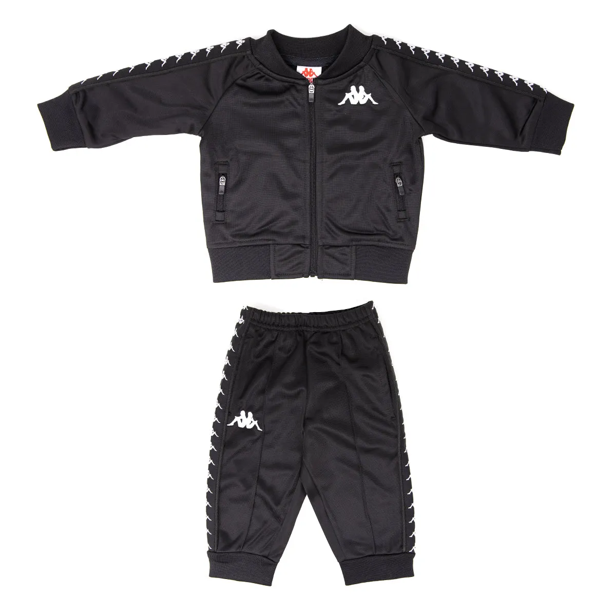 Infants 222 Banda Sbain Tracksuit - Black White