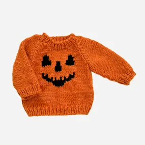 Jack-o-lantern Sweater, Orange