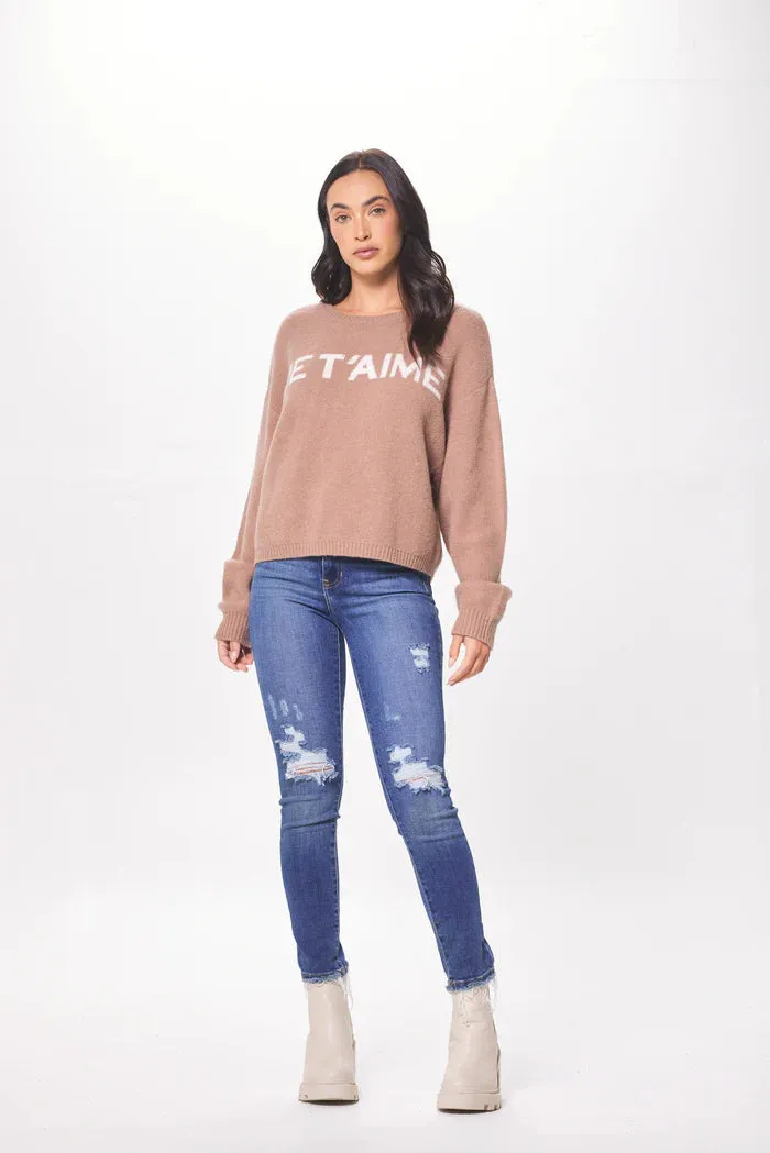 Jacquard Crewneck Sweater