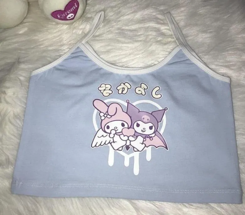 Kawaii Friends Crop Top