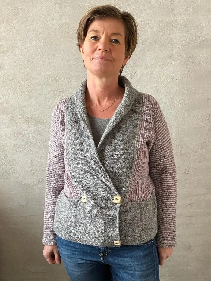 Kvadrille jacket by Hanne Falkenberg, No 20 knitting kit