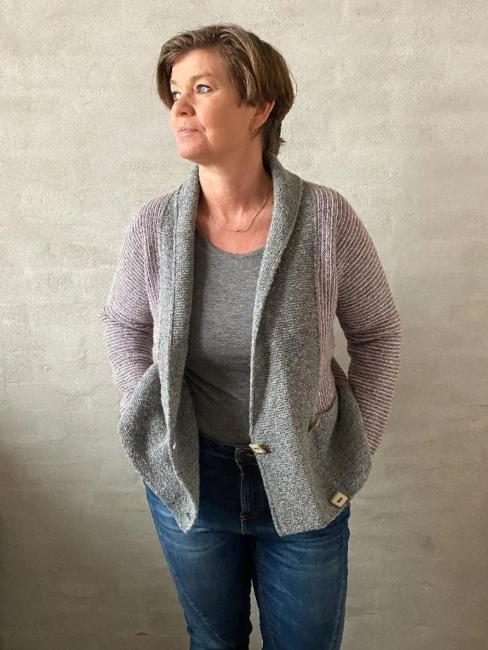 Kvadrille jacket by Hanne Falkenberg, No 20 knitting kit