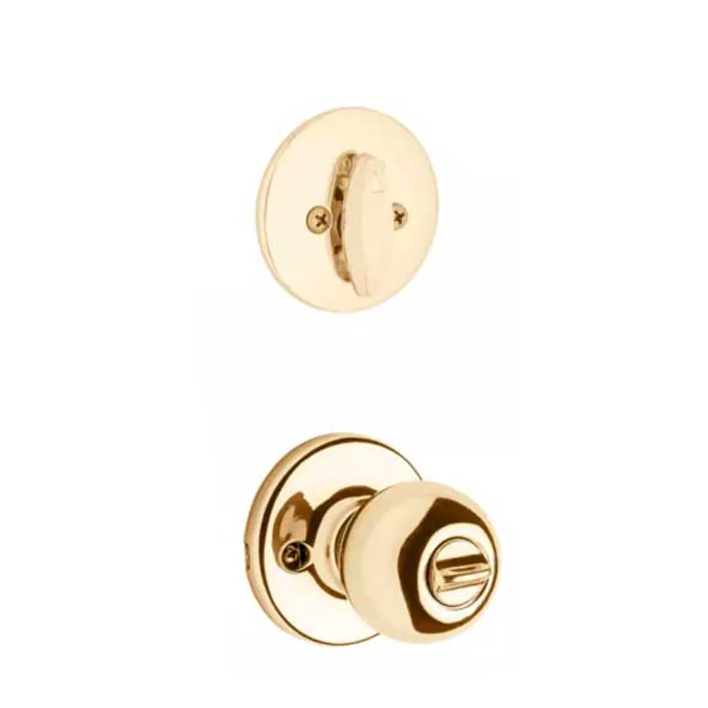 Kwikset - 690P - Polo Combo Set - Single Deadbolt & Knob - Optional Finish - Grade 3