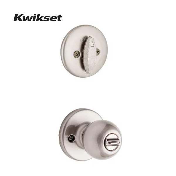 Kwikset - 690P - Polo Combo Set - Single Deadbolt & Knob - Optional Finish - Grade 3