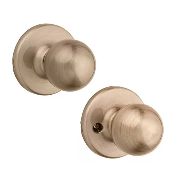 Kwikset - Polo Knob Set - Round Rose - Optional Finish - Optional Function - Grade 3