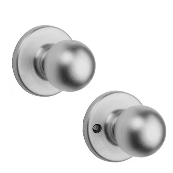 Kwikset - Polo Knob Set - Round Rose - Optional Finish - Optional Function - Grade 3