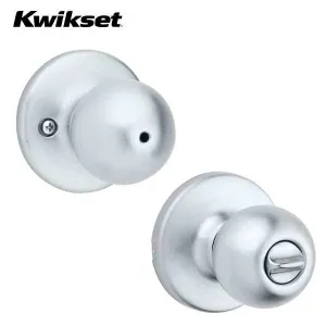 Kwikset - Polo Knob Set - Round Rose - Optional Finish - Optional Function - Grade 3