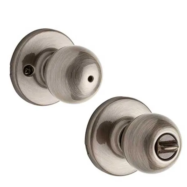 Kwikset - Polo Knob Set - Round Rose - Optional Finish - Optional Function - Grade 3