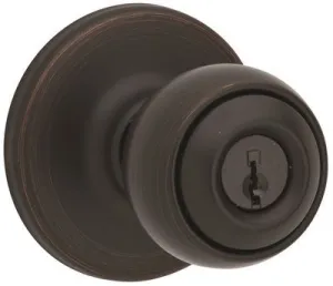 Kwikset Polo Lockset Entry Lock 11P Venetian Bronze