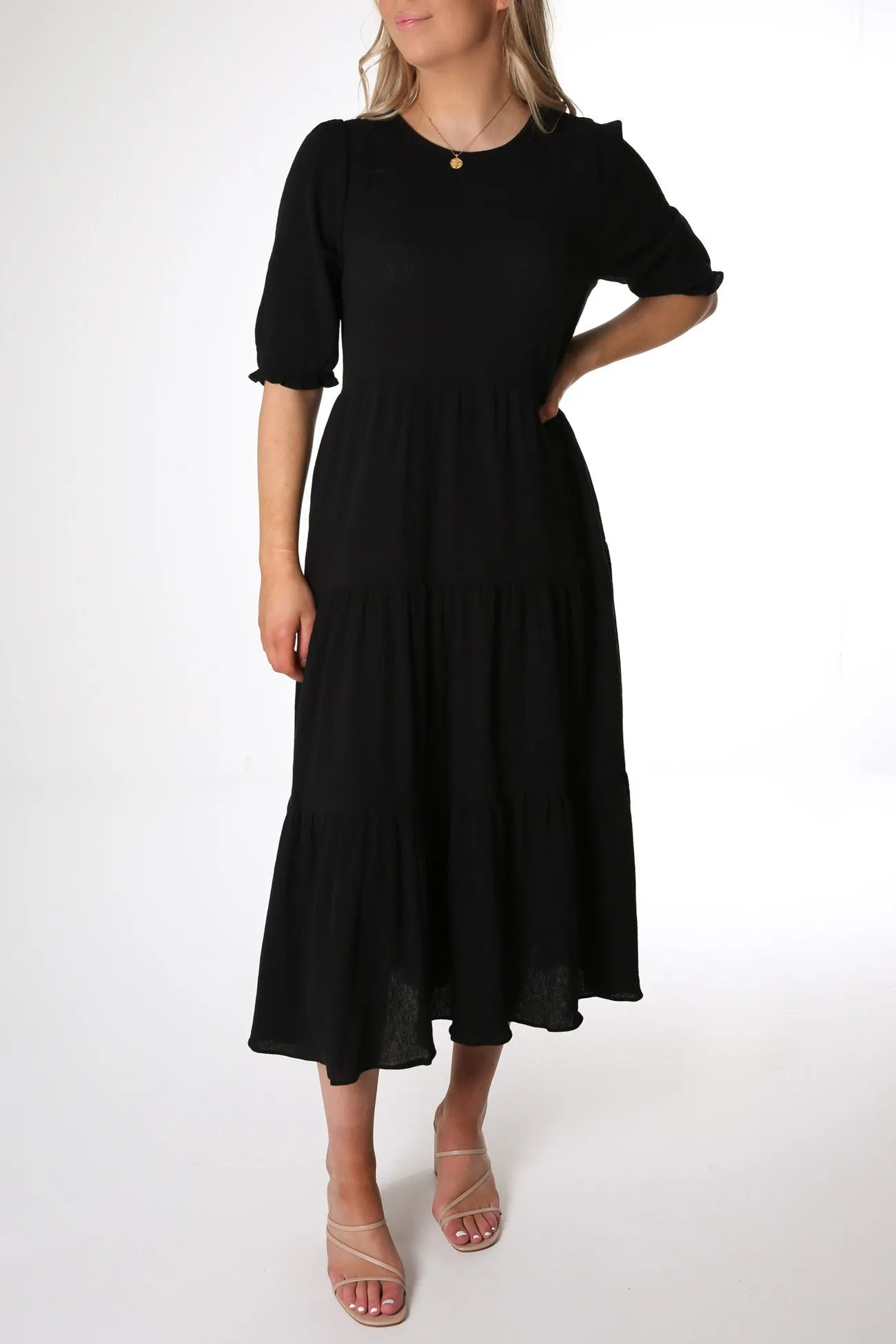 Lana Midi Dress Black