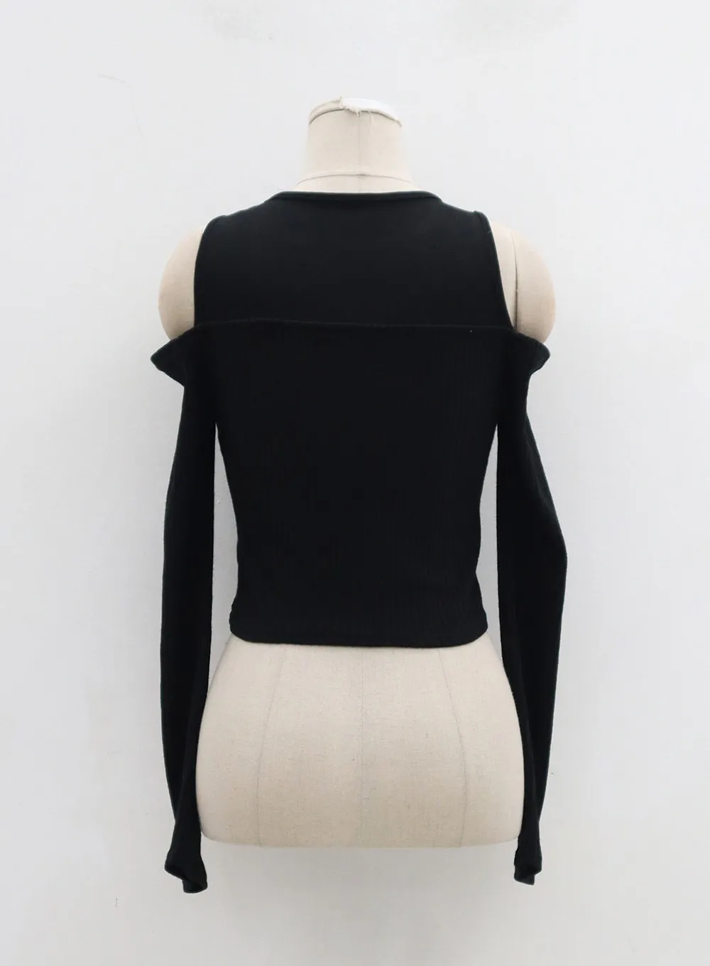 Layered Off-Shoulder Buckle Top BD23