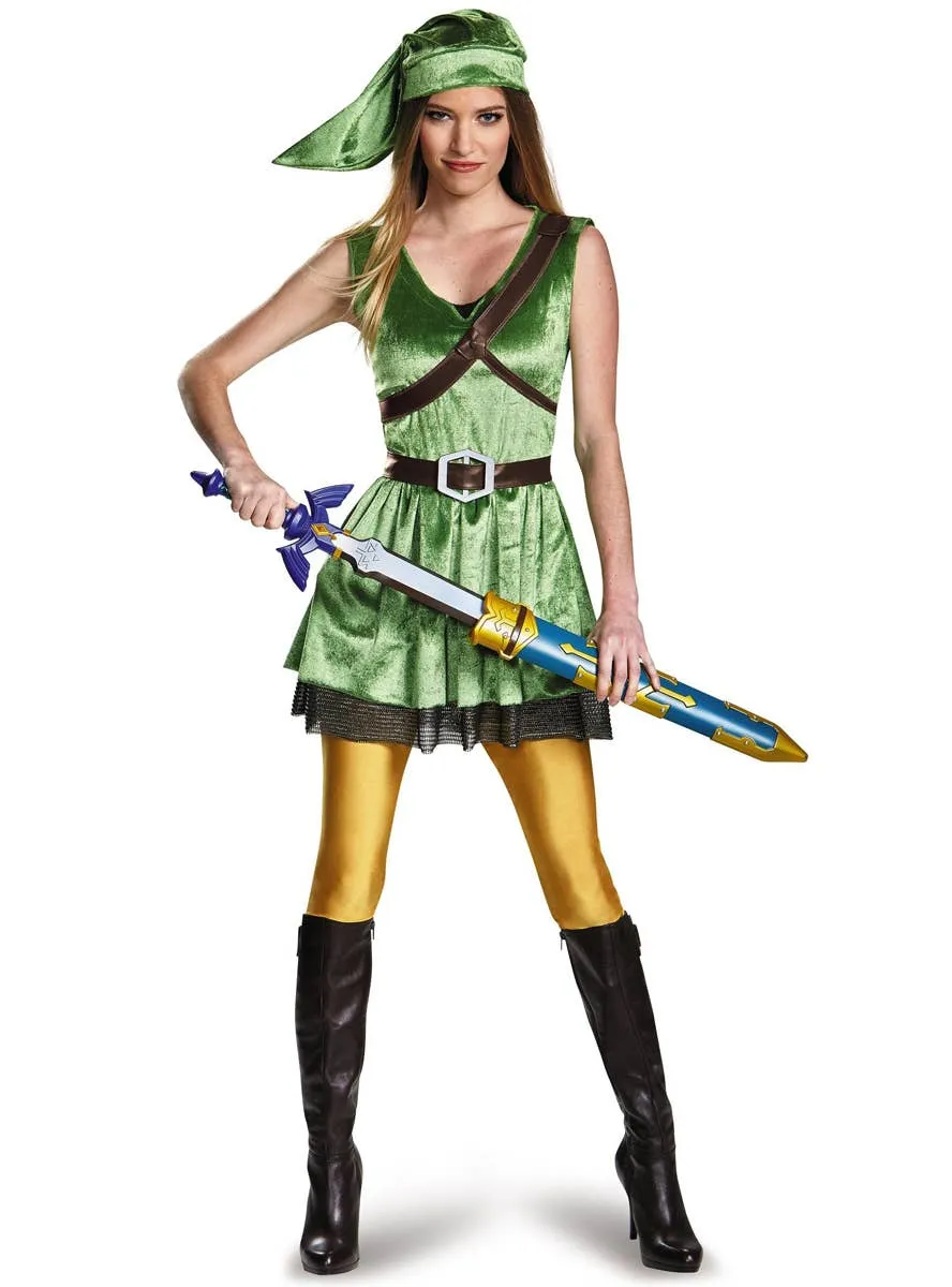 Legend of Zelda Plus Size Womens Deluxe Link Costume