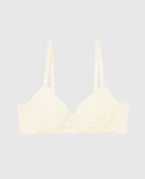 Lightly Lined Full Coverage Bra with Allover Lace