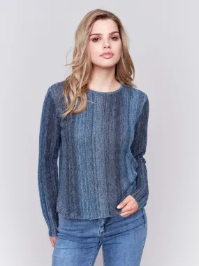 Lightweight Space Dye Yarn Sweater