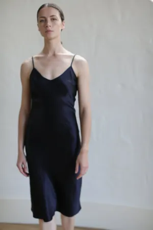 Liquid Slip Dress | Midnight