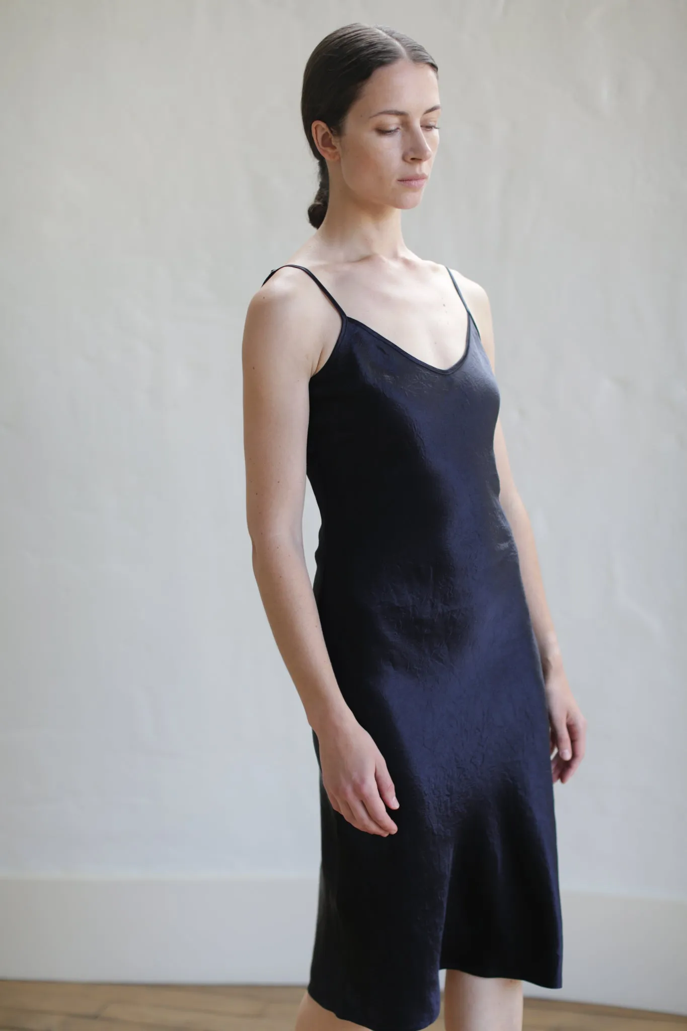 Liquid Slip Dress | Midnight