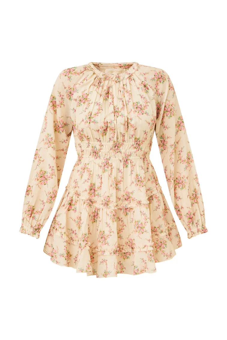 Mellini Floral Cotton Mini Dress