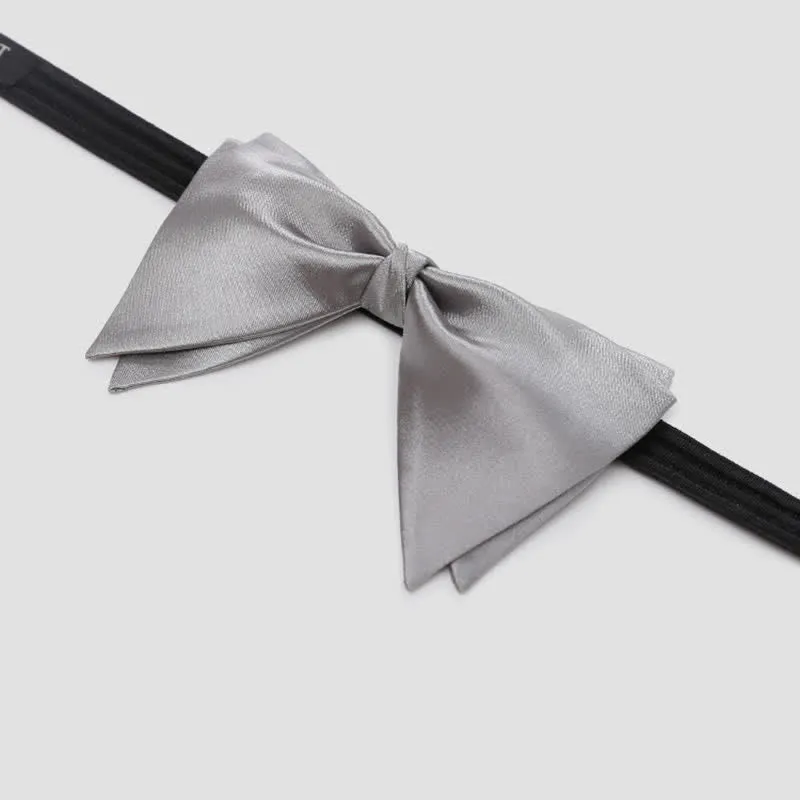 Men's Graceful Wedding Groom Oversized Pointed Bow Tie