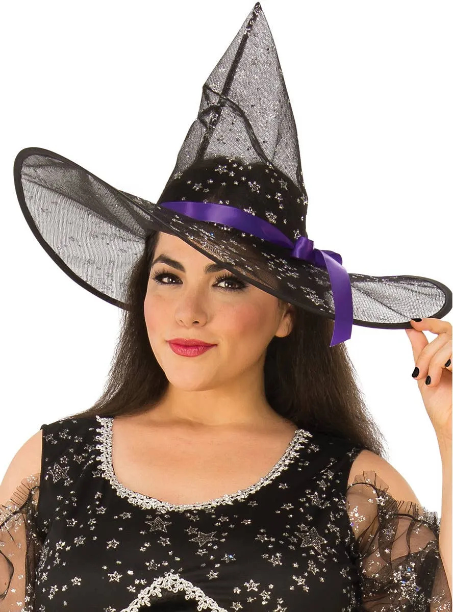 Midnight Witch Womens Plus Size Halloween Costume