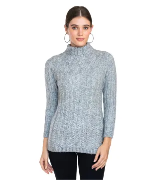 Moda Elementi Knitted sweaters pullover styles Grey