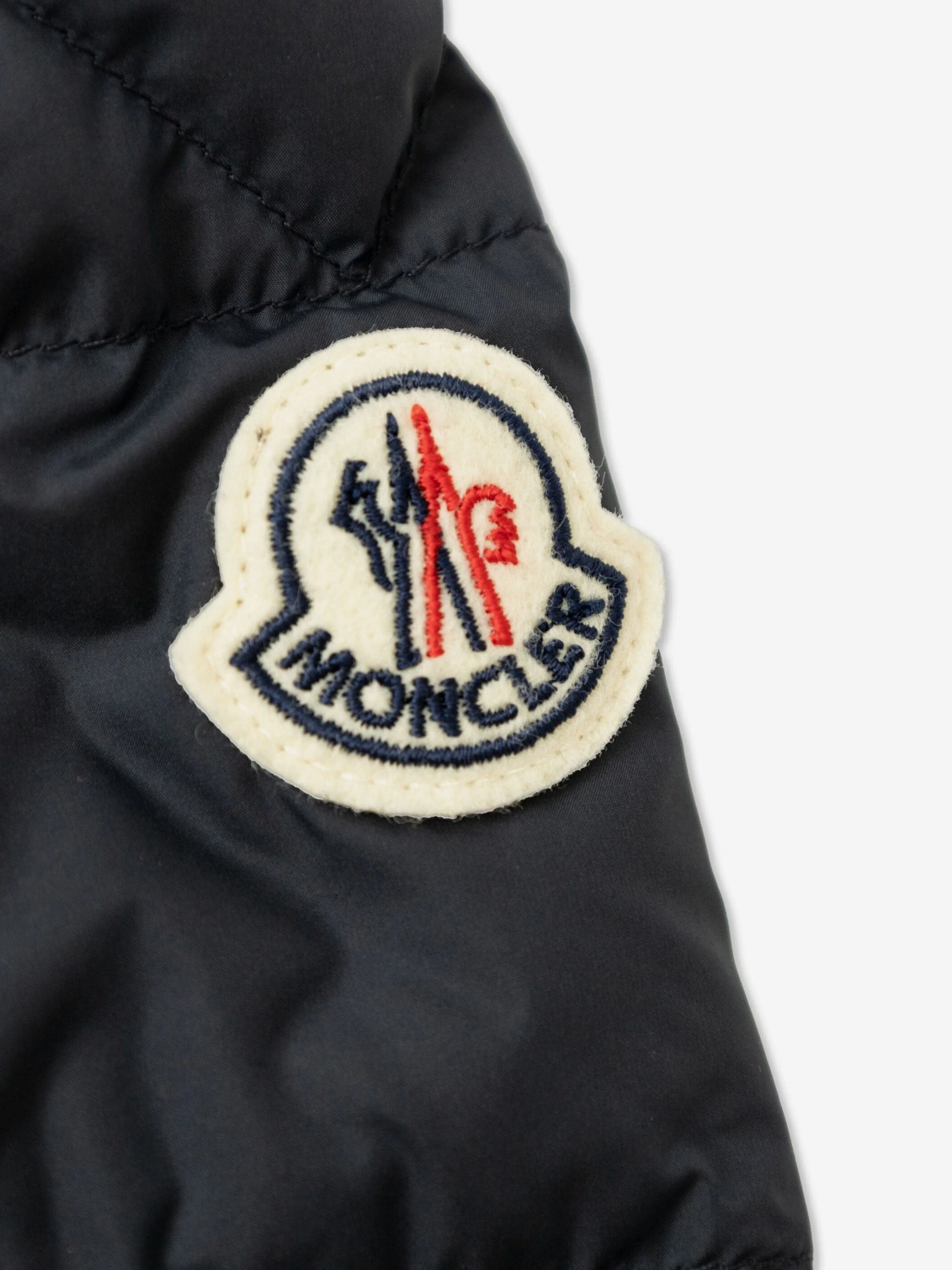 Moncler Enfant Boys Down Padded Vashiti Jacket in Navy