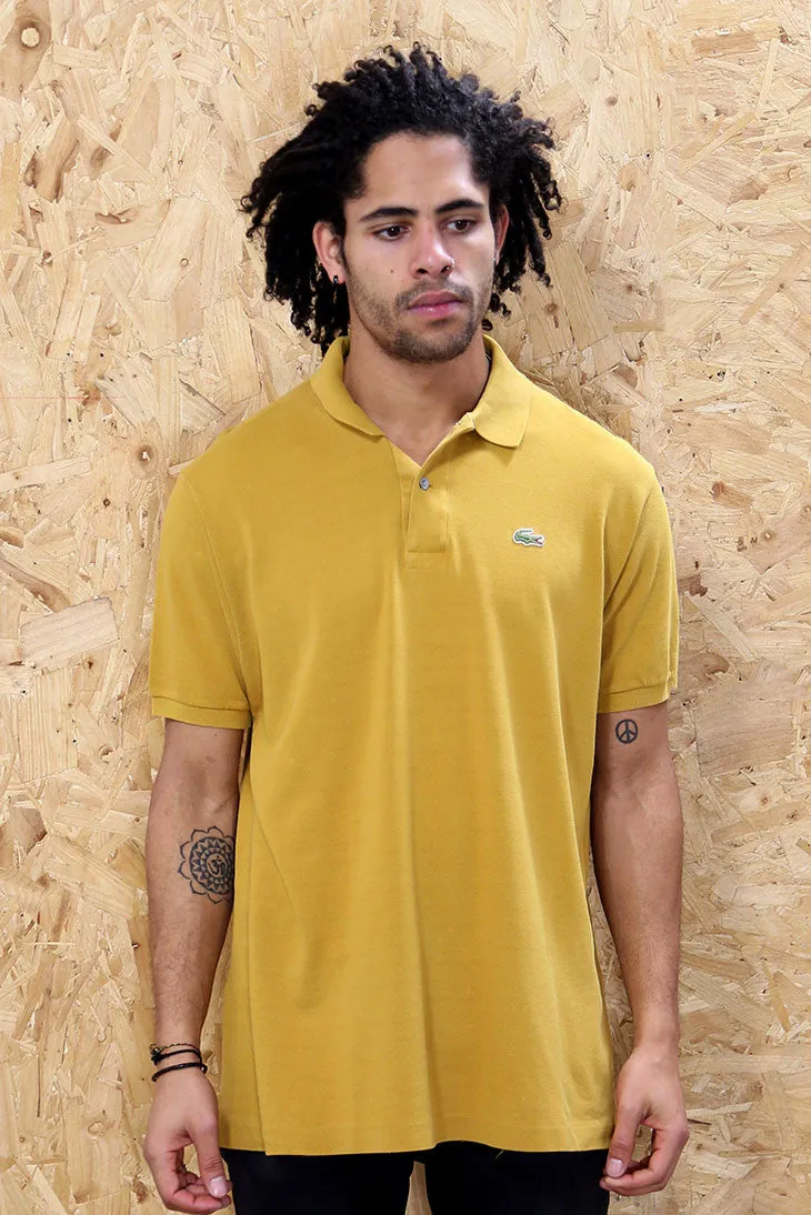 Mustard Yellow Lacoste Polo Shirt