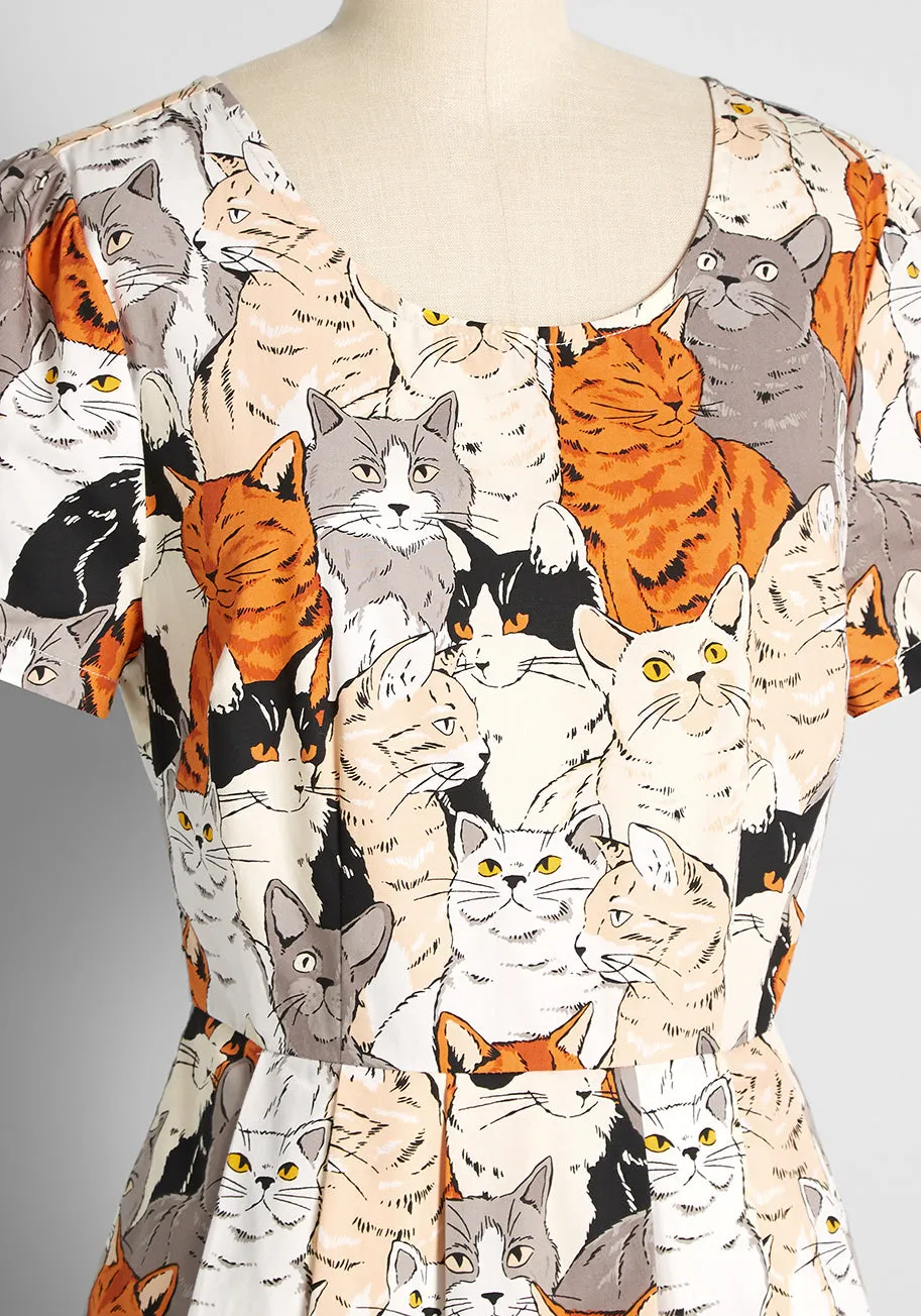 My Furry Alliance A-Line Dress