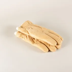 Nathan suede leather gloves - camel