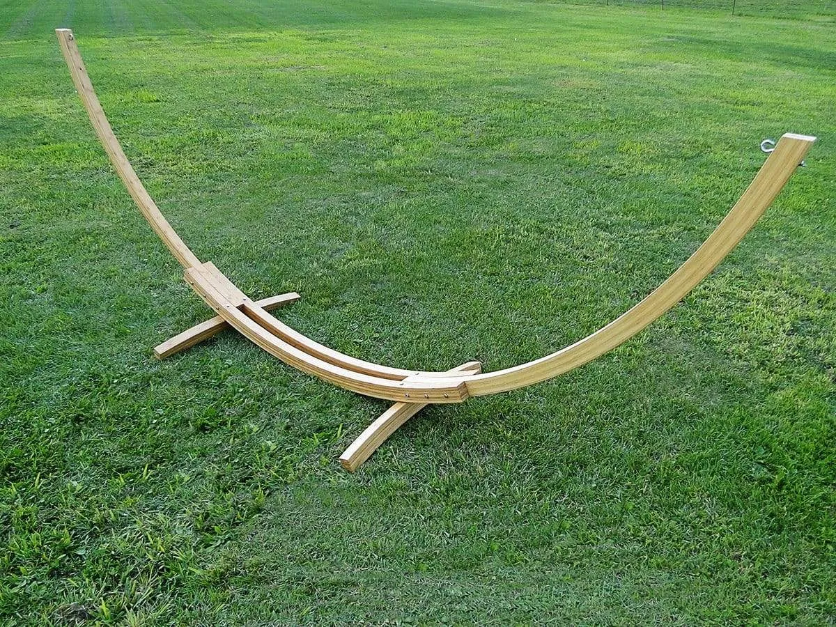 Nicaraguan Hammock with Eco-Friendly Bamboo Stand