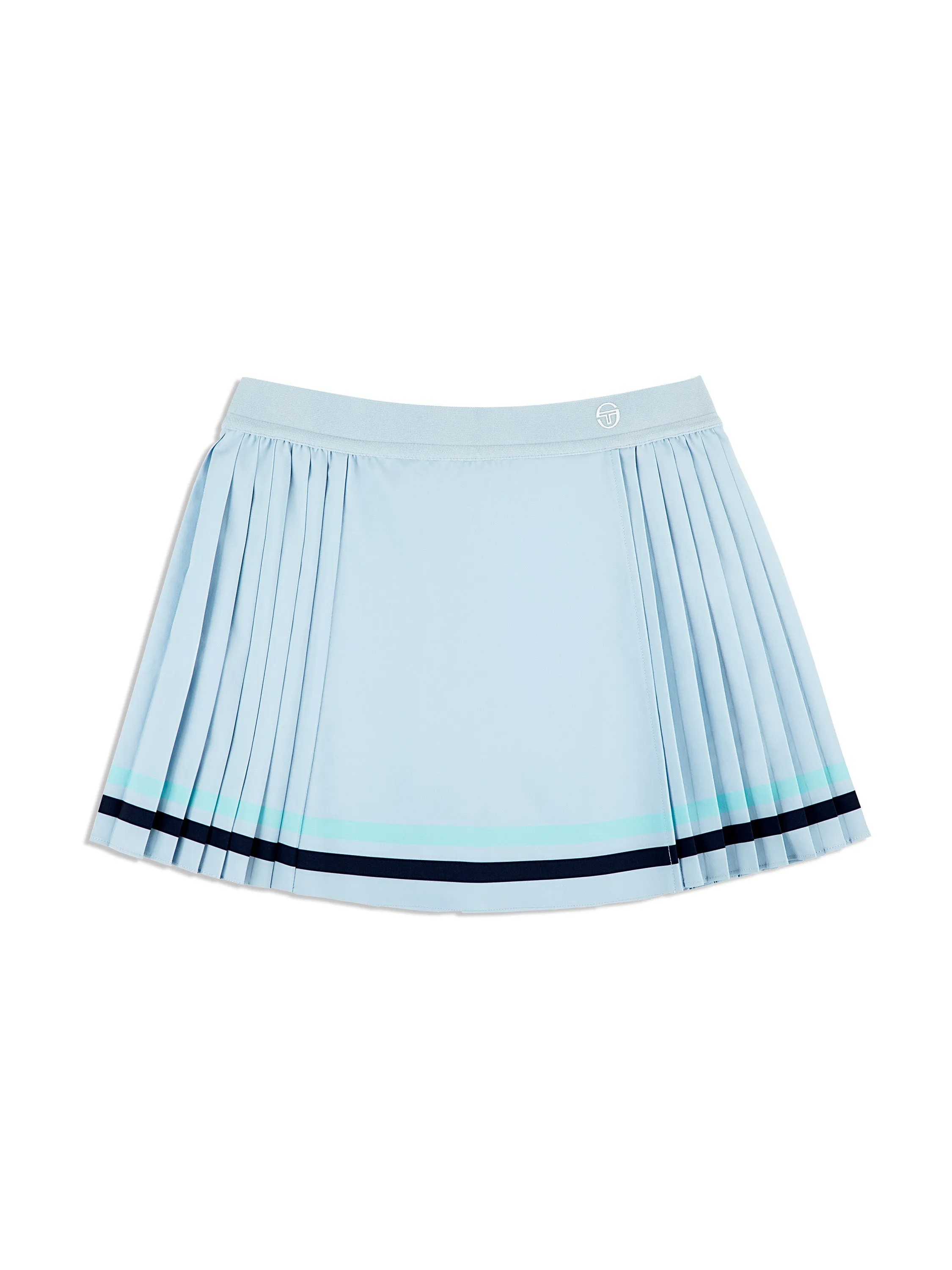 Noale Tennis Wrap Skirt- Celestial Blue