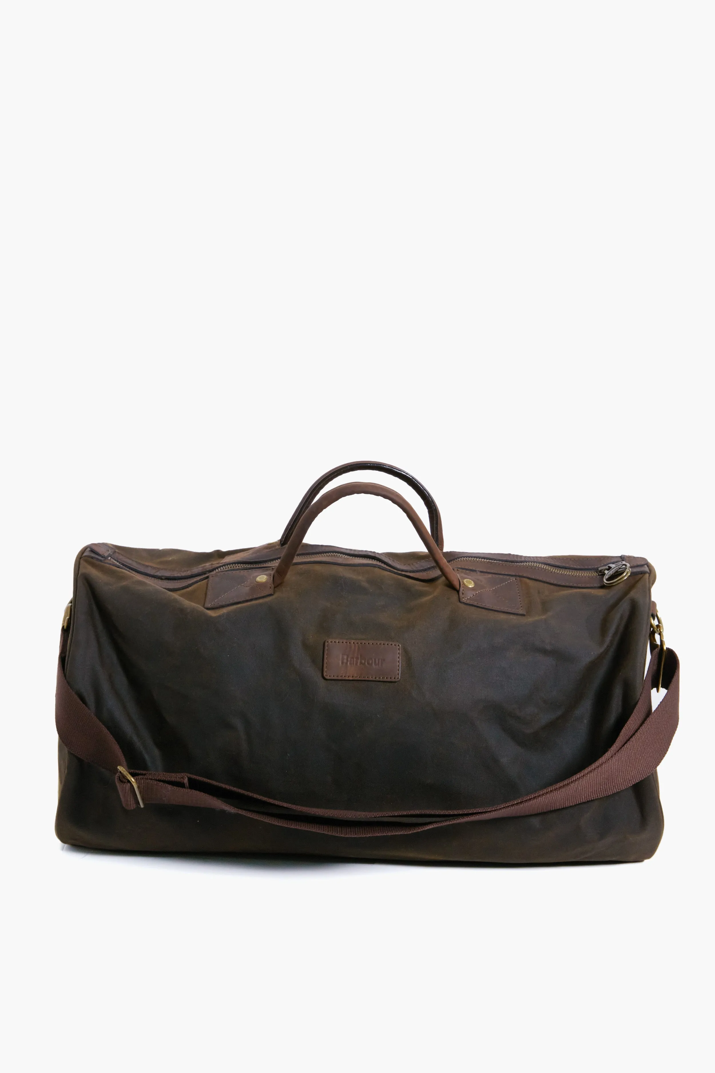 Olive Wax Holdall