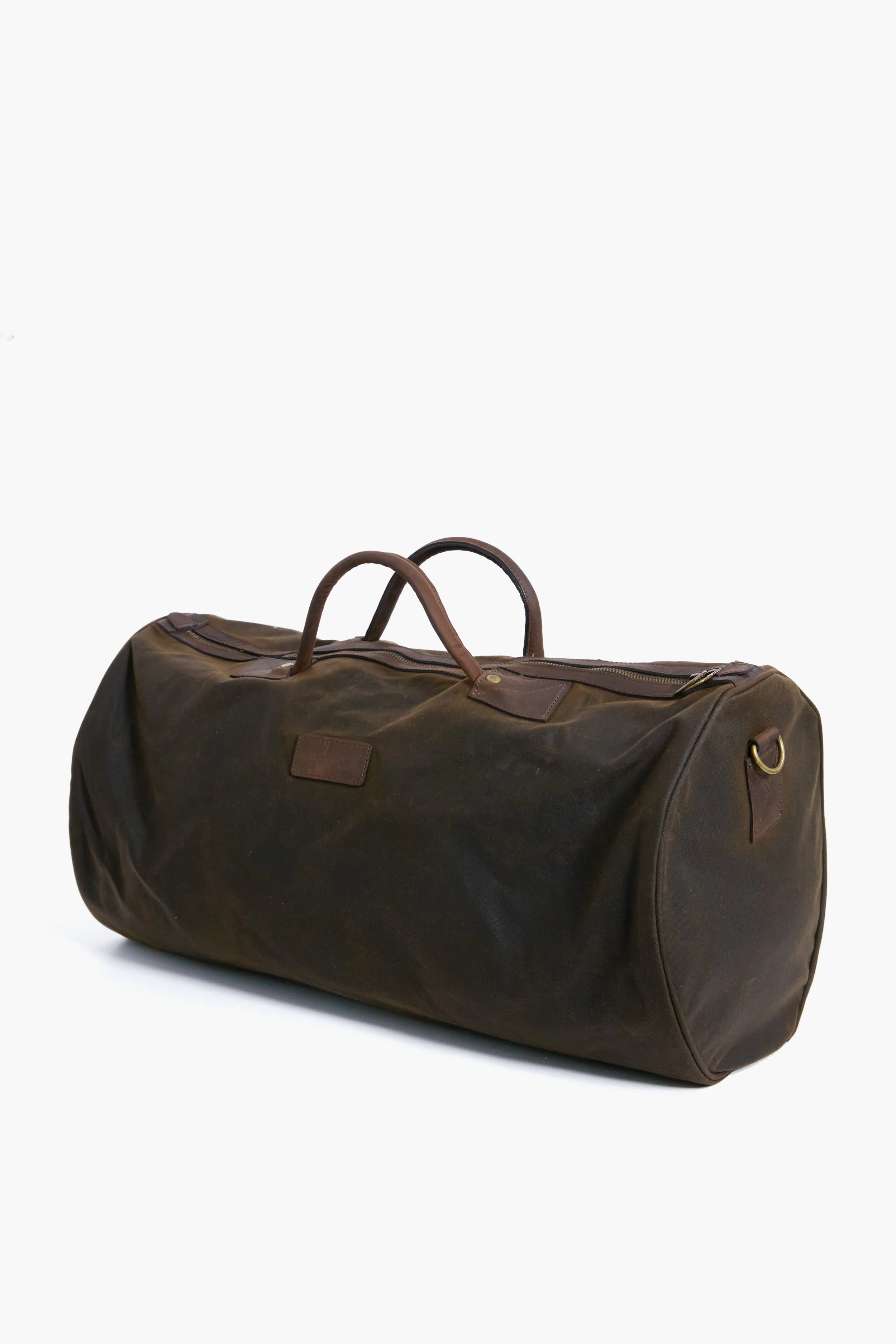 Olive Wax Holdall