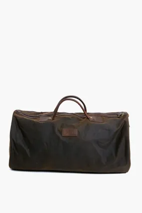 Olive Wax Holdall