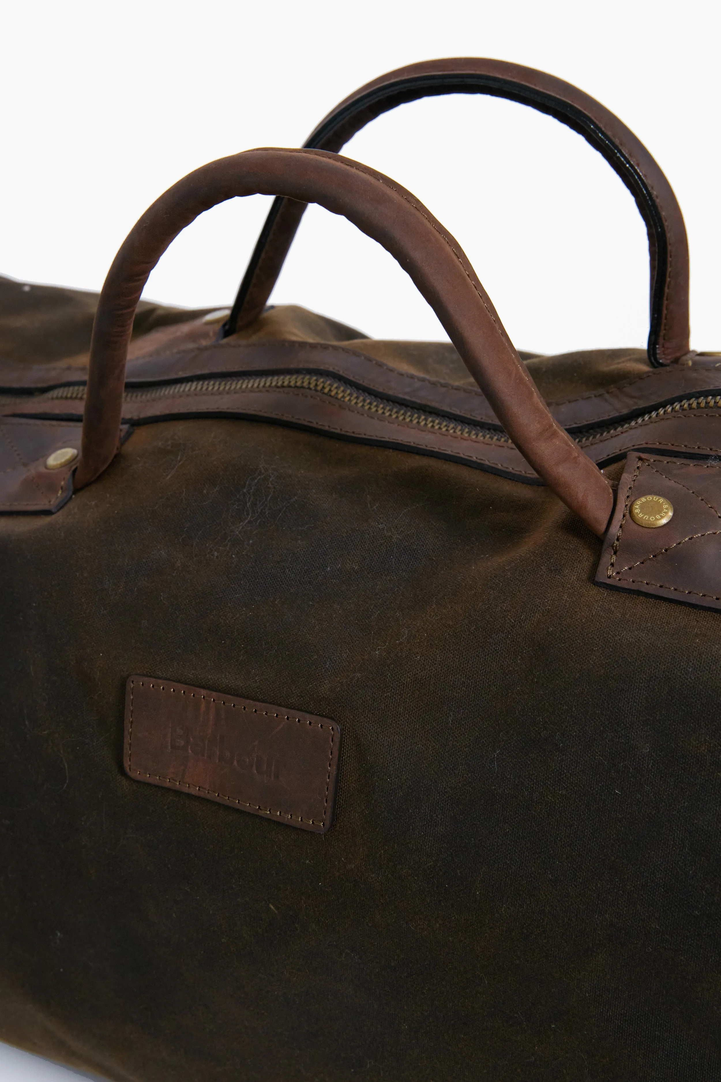 Olive Wax Holdall