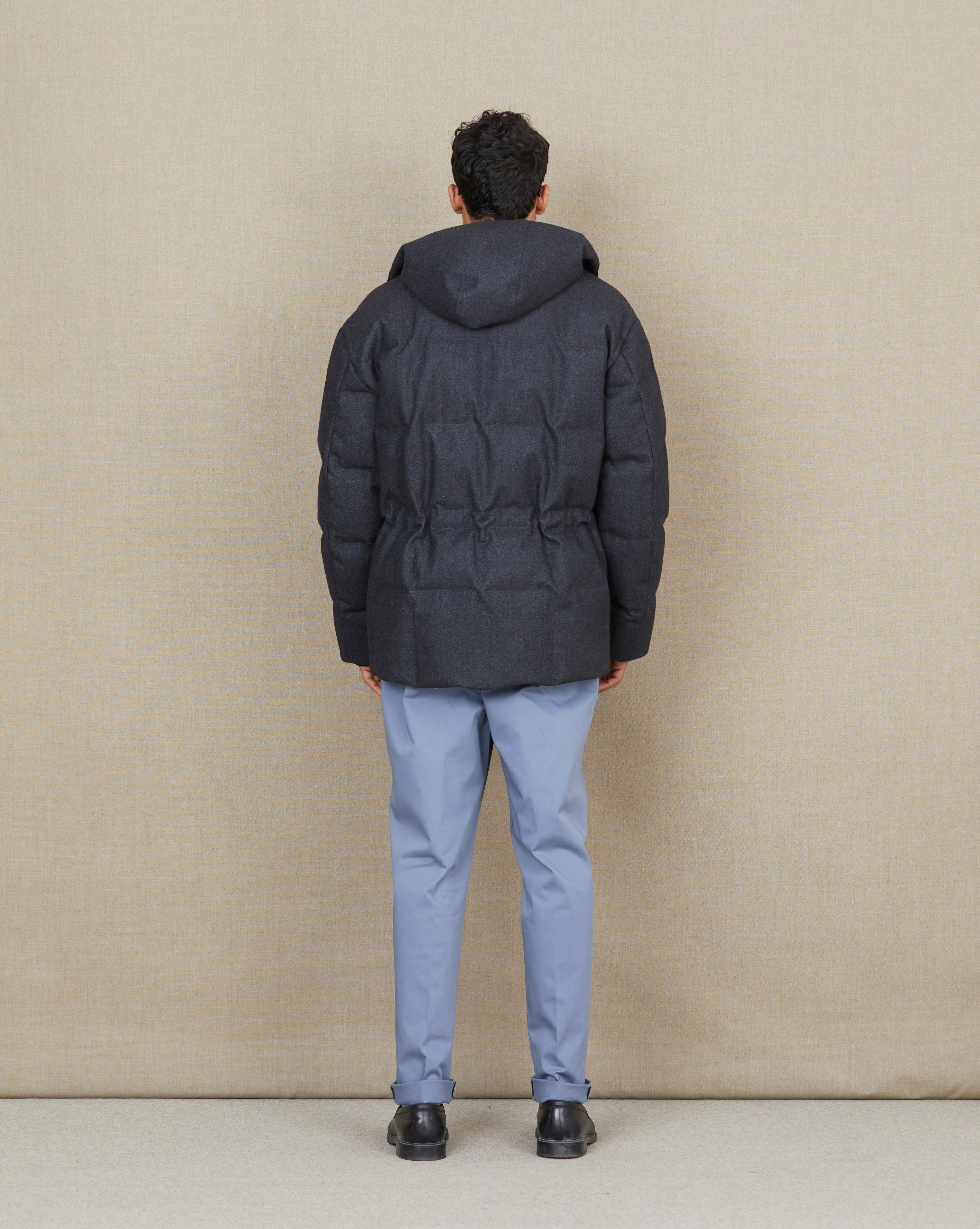 PARKA WIINTER WOOL GRIS