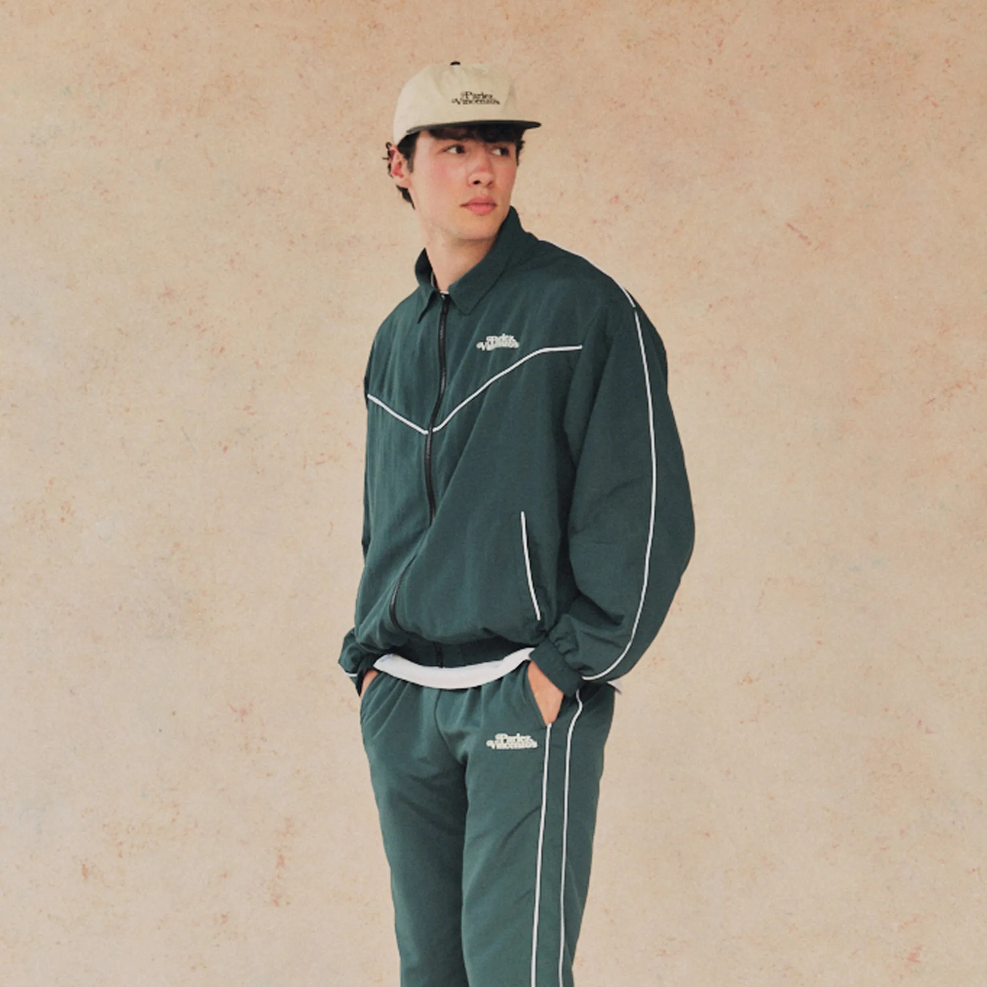 Parlez X Vincenzo's Track Jacket Deep Green