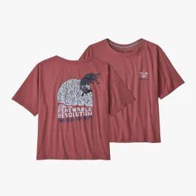 Patagonia Women's Wind Wins Organic Easy Cut Tee Rose Bud RHP