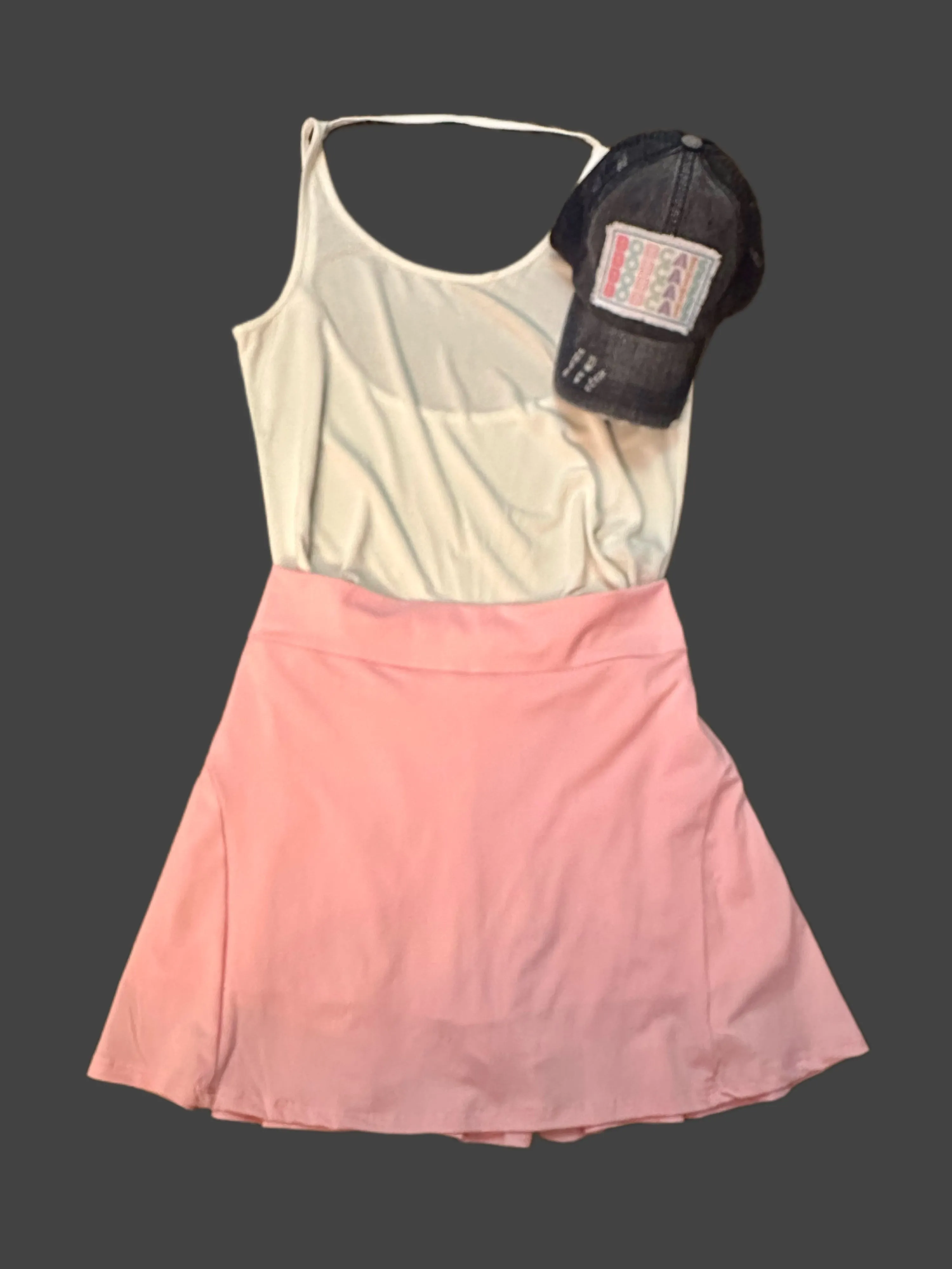 Pink Bobcat Tennis Skirt