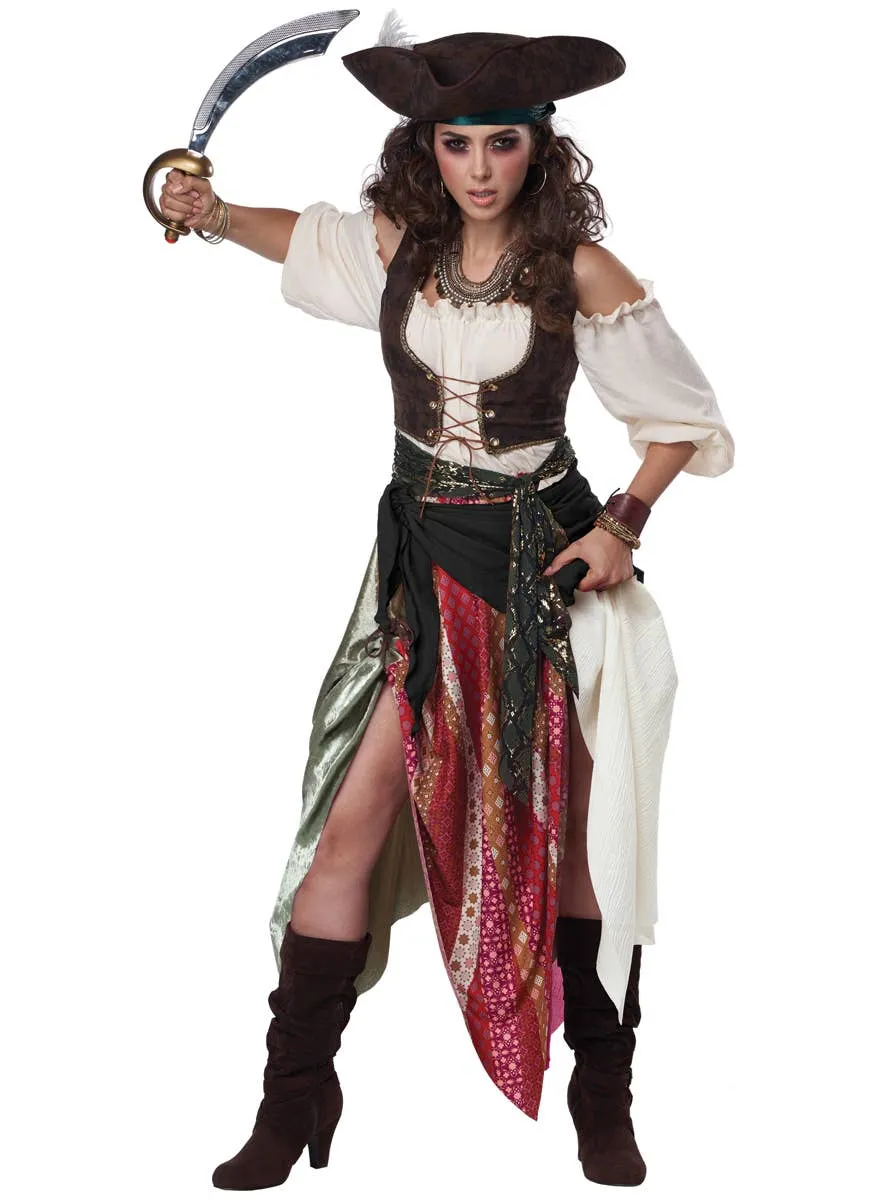 Pirate Gypsy Womens Dress Up Costume