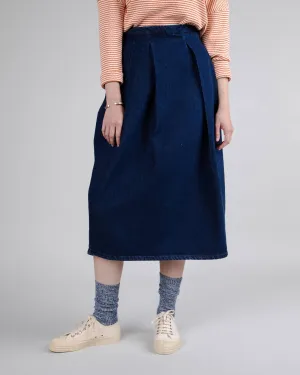 Pleated Skirt Indigo