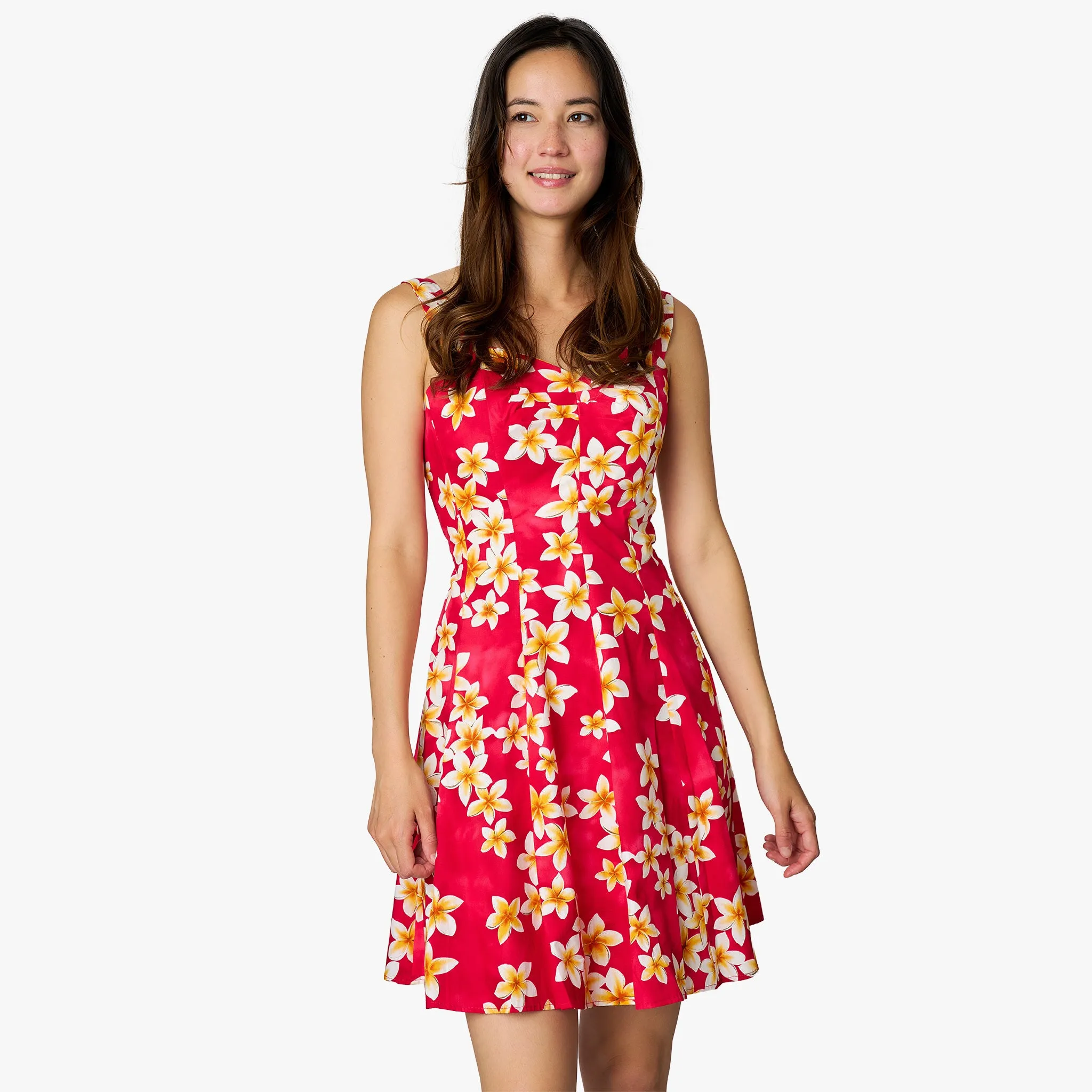 Plumeria Mini Sundress