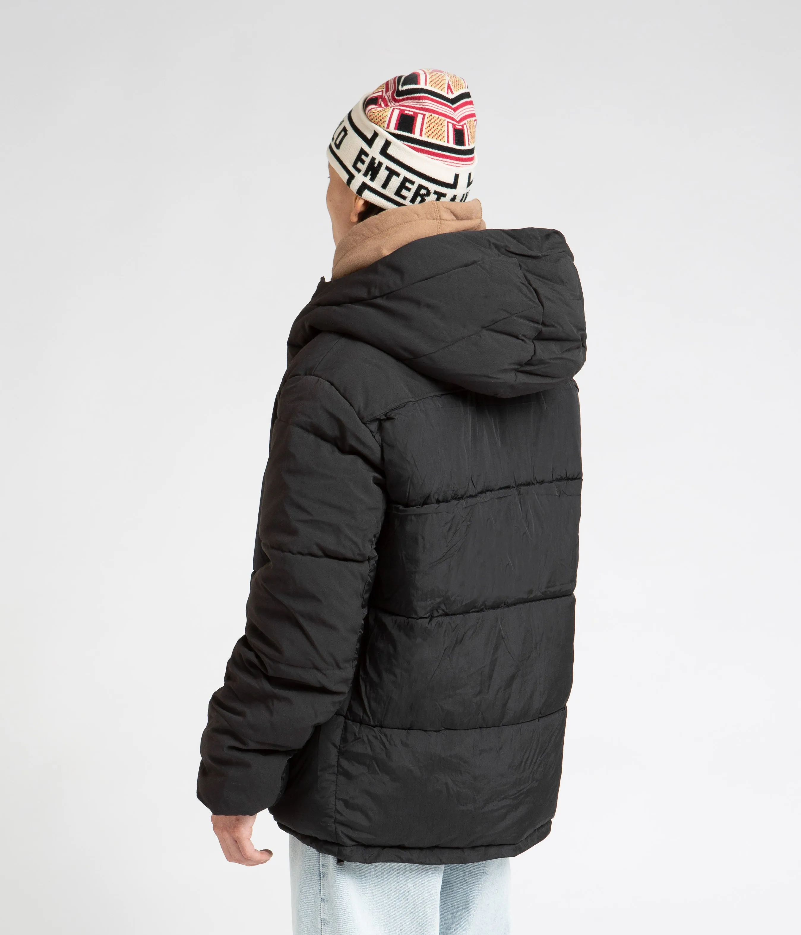 Pop Trading Company Alex Puffer Jacket - Black