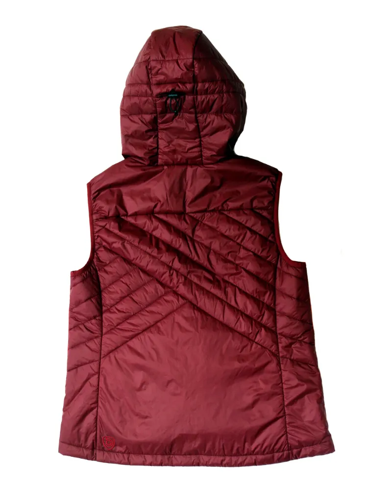 Powerstripe Eco-Friendly Down Hooded Vest