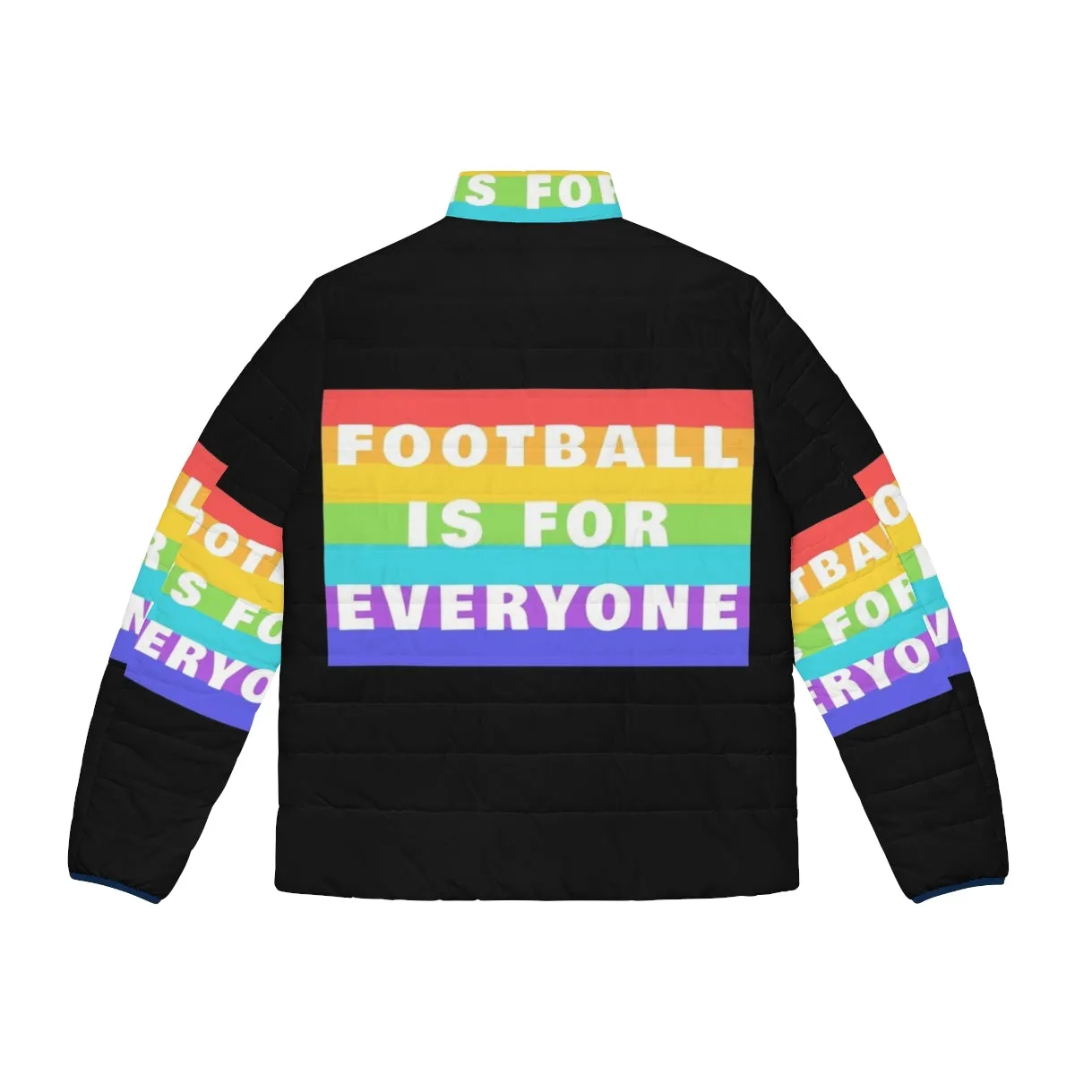 "Football is Life" Puffer Jacket - Inspired by Ted Lasso